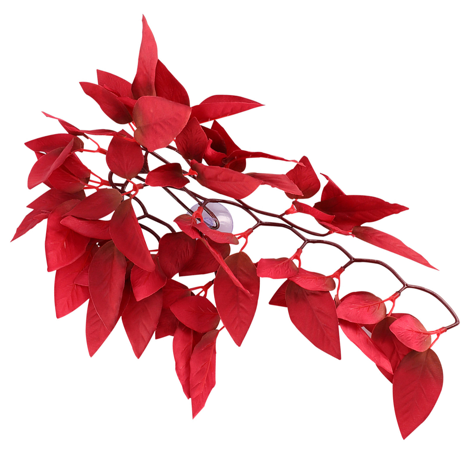 Aquarium Plant Red - Lifelike Red Rattan Artificial Water Plant