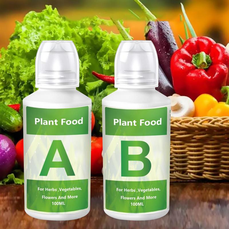 Aquarium Plant Liquid Fertilizer - Hydroponic Nutrients Fertilizer AB Solution Set