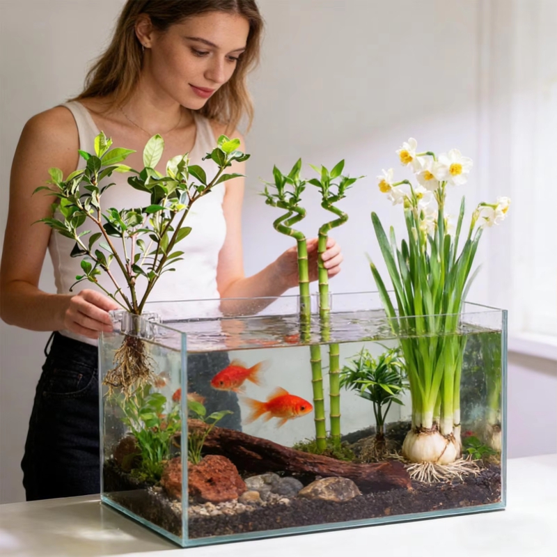 Planted Aquarium For Sale - Hot Sale 6pcs Clear Aquarium Plant