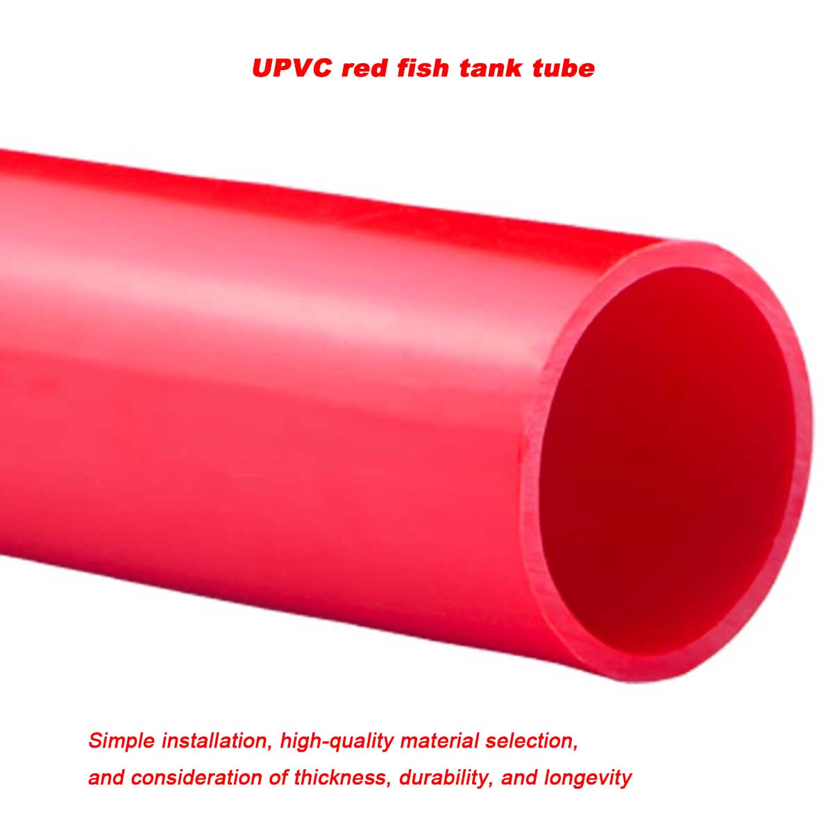 20~50mm UPVC Tube Aquarium Fis - огляд і ціна Aquarium Plant Red