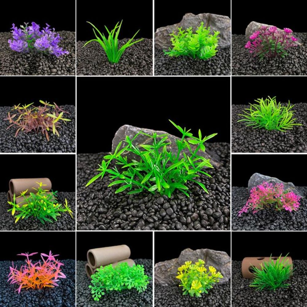 Plastic Artificial Aquarium Pl - огляд і ціна Aquarium Planted Background
