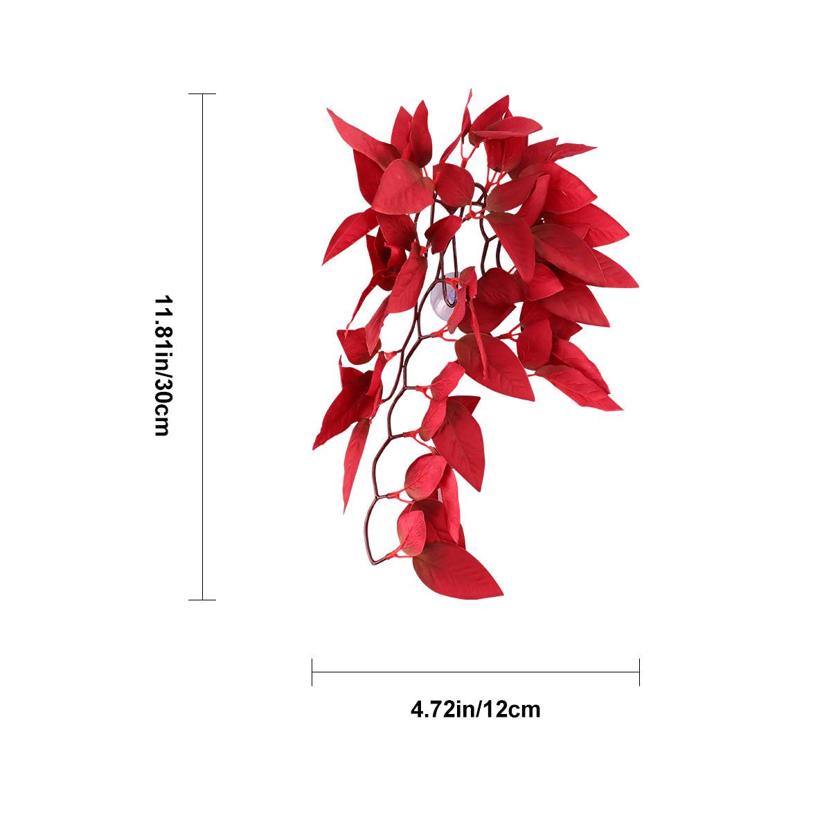 Lifelike Red Rattan Artificial - огляд і ціна Aquarium Plant Red