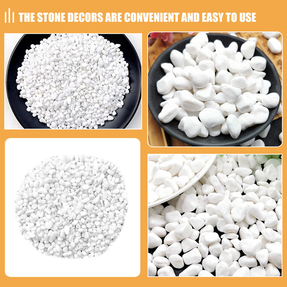 1Set White Small Stones Decora - огляд і ціна Aquarium Plant Gravel