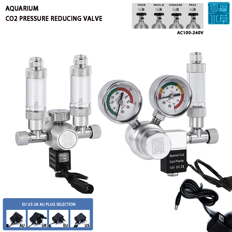 Aquarium CO2 Regulator Solenoi - огляд і ціна Aquarium Plant No Co2