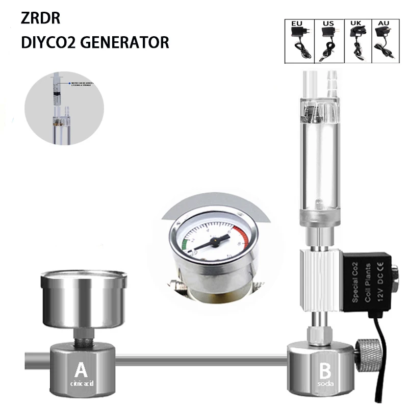 Aquarium DIY CO2 Reactor Gener - огляд і ціна Aquarium Plant No Co2