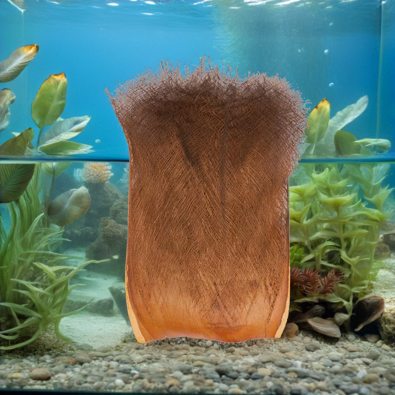 5 Sheets Artificial Palm Tree  - огляд і ціна Aquarium Planted Background