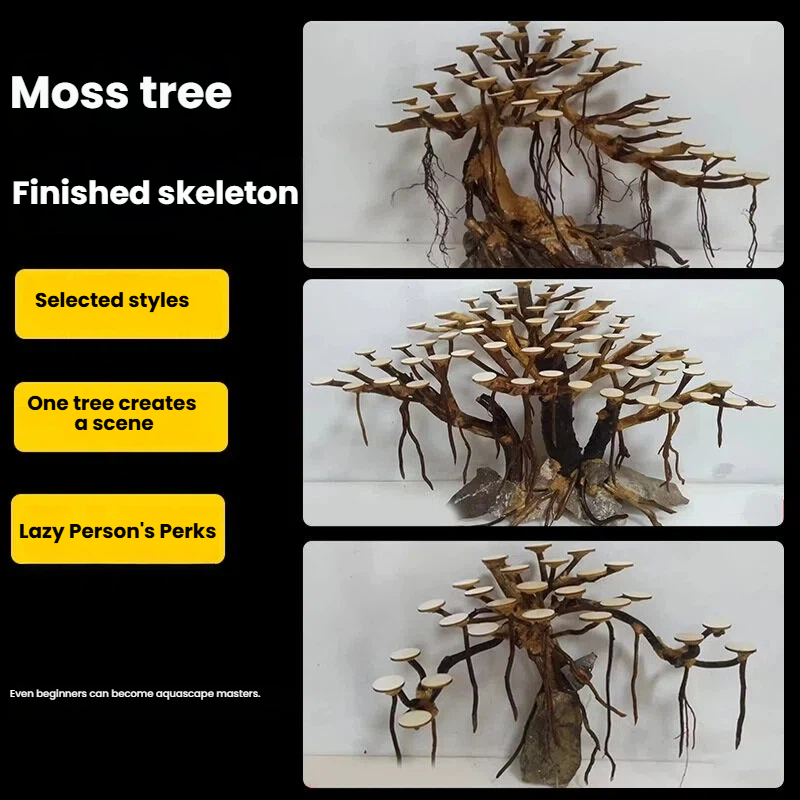 Aquarium Landscaping Moss Tree - огляд і ціна Planted Aquarium Media