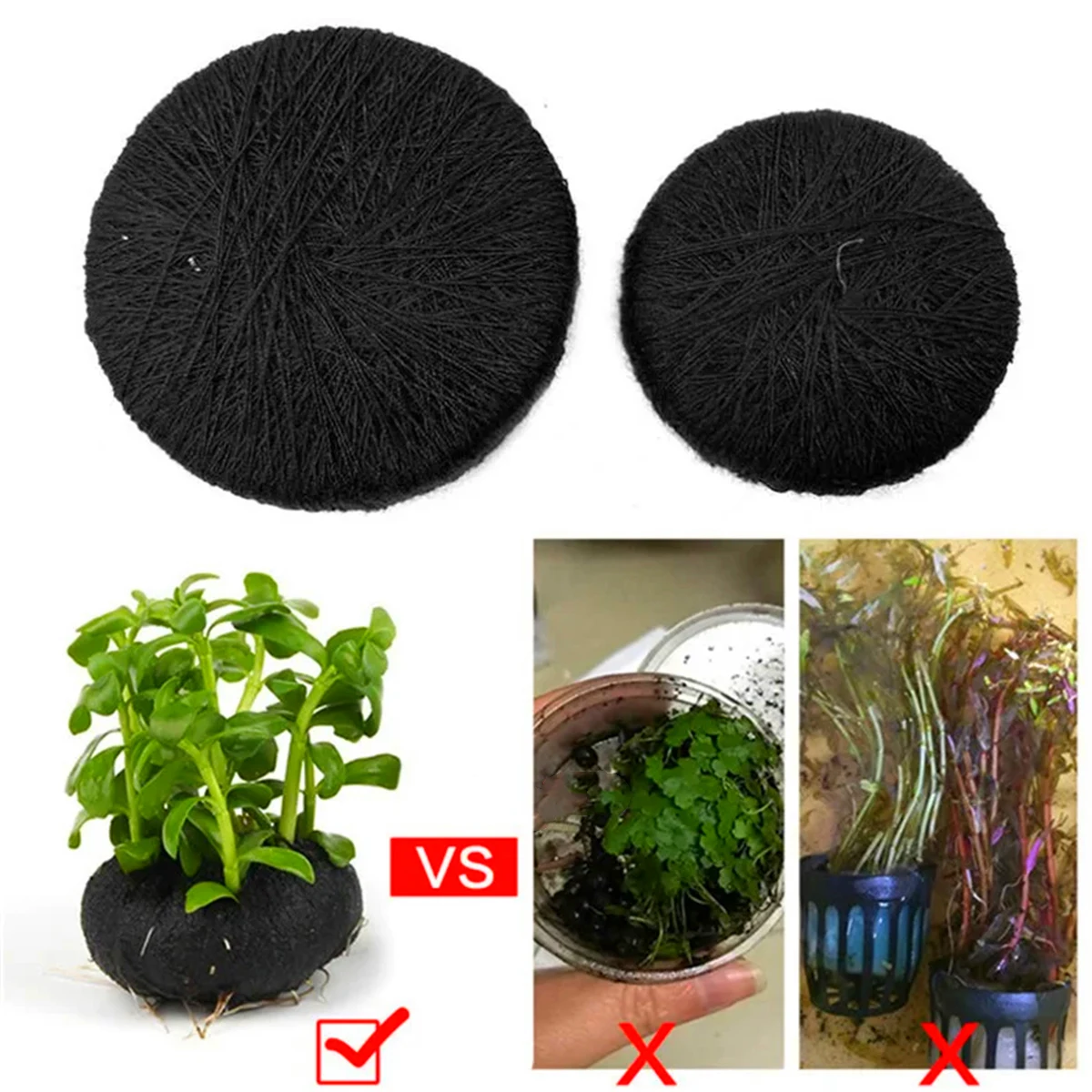 5Pcs Black Fish Tank Water Gra - огляд і ціна Aquarium Planted Tank Substrate